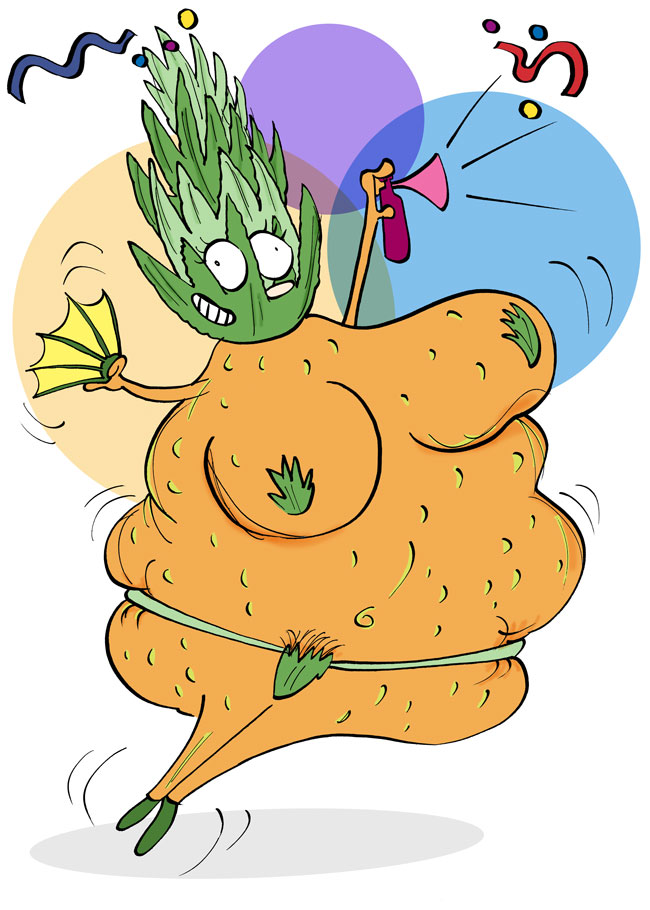 Fantasias Escrotas Mulher Abacaxi 0005