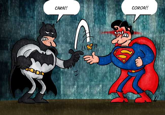 Batman Vs Superman 0018 Cara ou Coroa